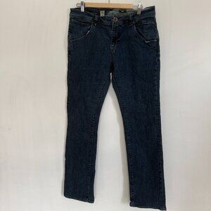 Volcom Liberated Nova Modern Straight Fit Blue Jeans Men 34/32